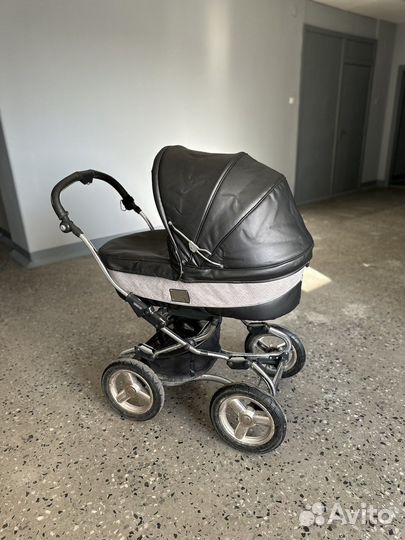 Коляска люлька + автокресло эко кожа bebecar