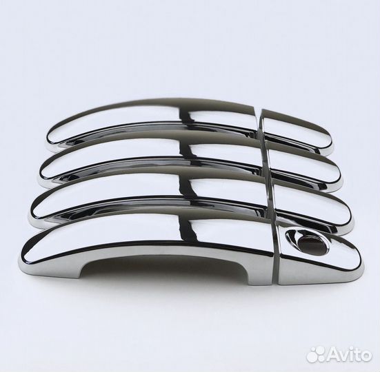 Хром накладки на дверные ручки Ford Focus 2/3