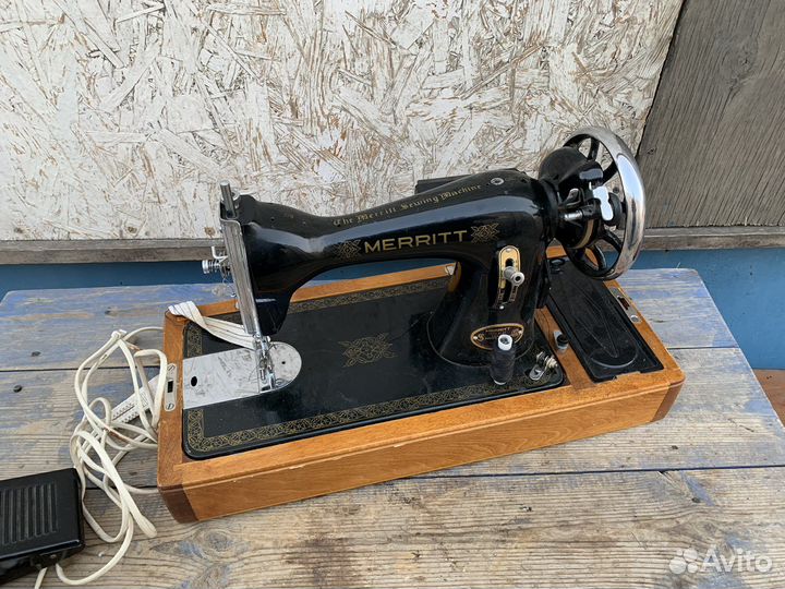 Швейная машинка merritt с электроприводом