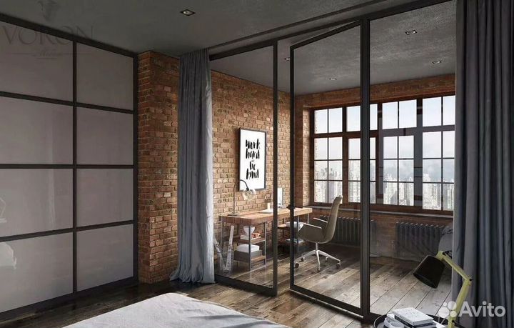 Перегородки для зонирования. Лофт перегородки