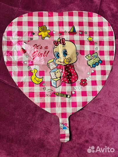 Фольгированные шары на 1 год выписку растяжка