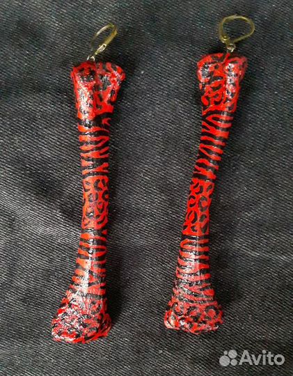 Серёжки из костей