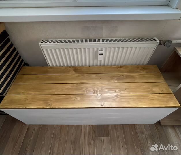 Сундук деревянный из массива (лавочка, ящик)