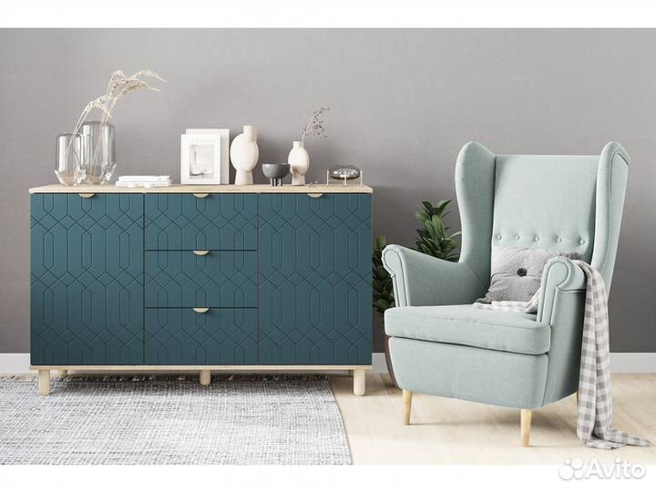 Тумба Теджонс-2 Deco Aquamarine