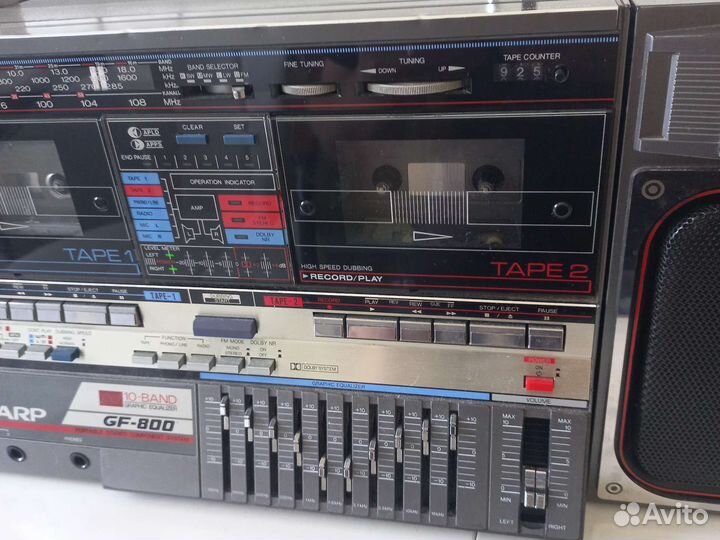 Кассетный магнитофон sharp GF-800