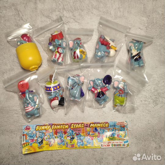 Киндер-сюрприз Слоны в цирке (1998)