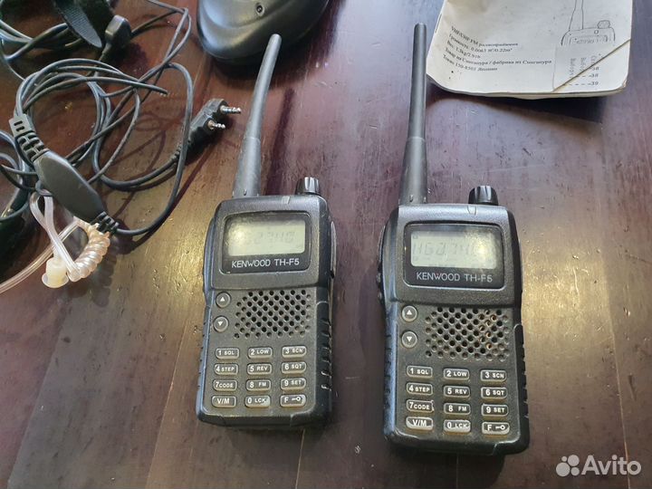 2 рации kenwood th-f5