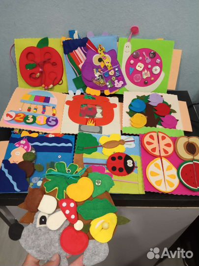 Развивающая книжка из фетра