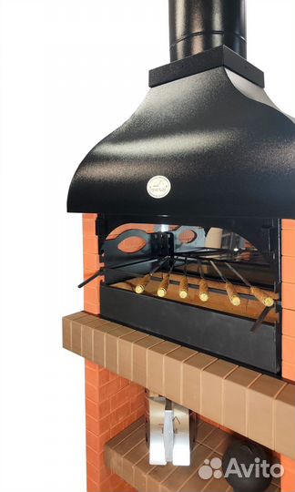 Мангал и казан кдм из кирпича