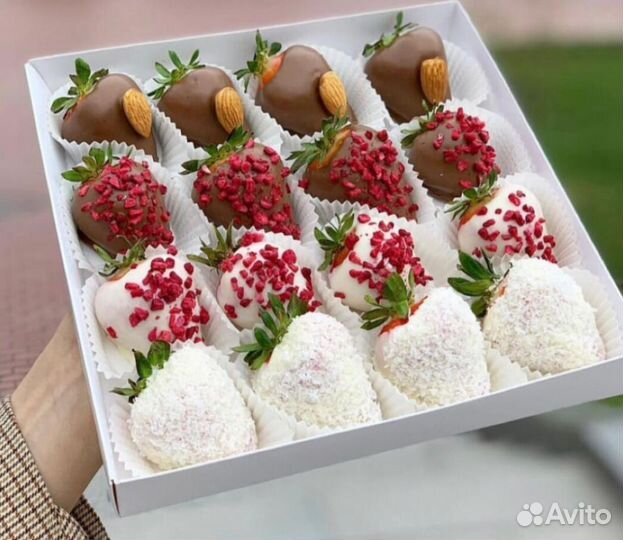 Клубника в шоколаде бокс