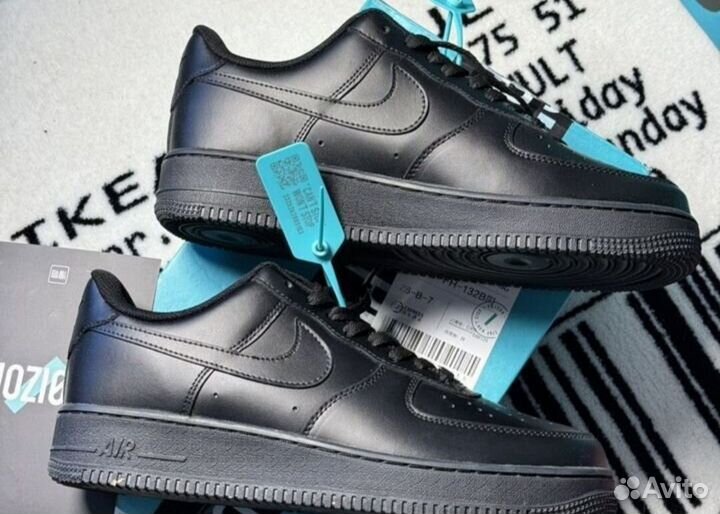 Кроссовки Nike Air Force 1 черные