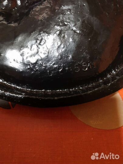 Чугунная статуэтка собака и змея счлз 50 - е