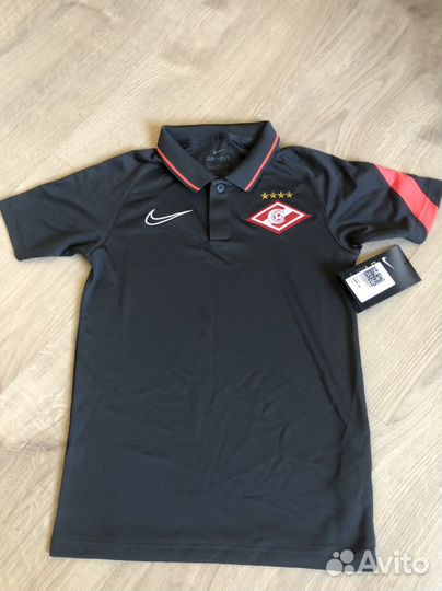Поло футбольное Nike на мальчика