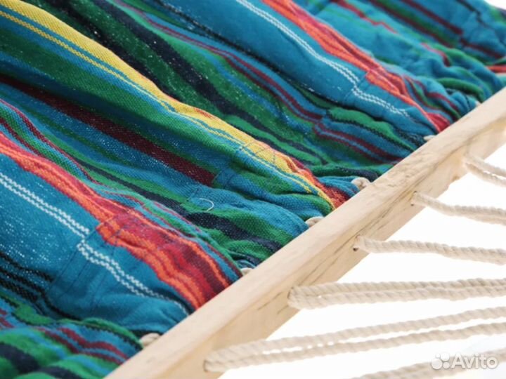 Гамак тканный двухместный