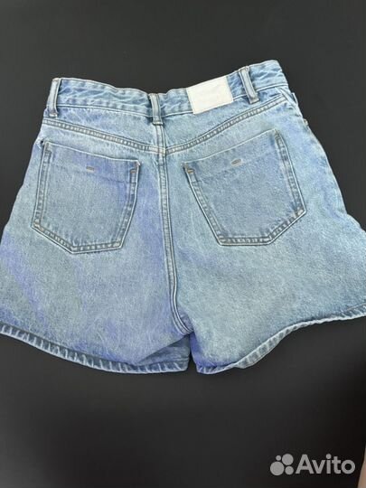 Джинсовые шорты zara 34