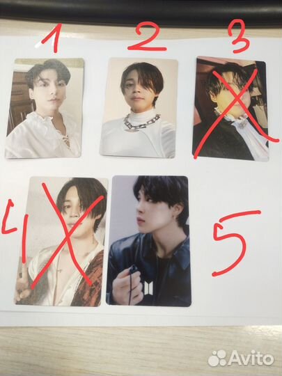 Карточки BTS me, myself