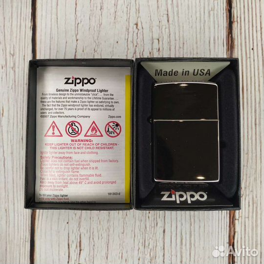 Зажигалка Zippo 150 Black Ice Оригинал Новая