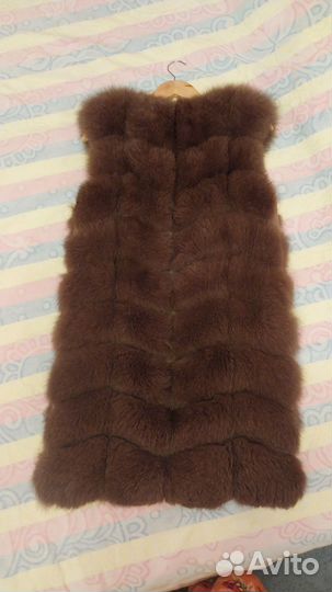 Меховая жилетка (песец) L