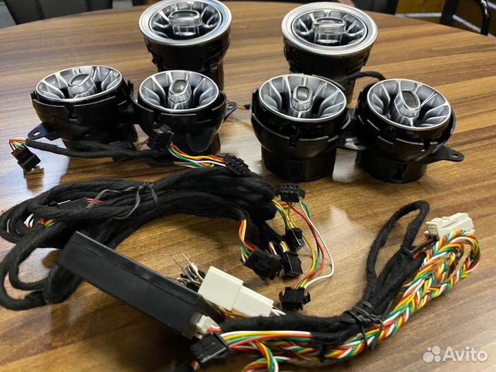 Воздуховоды с подсветкой mercedes S222 2013-2017