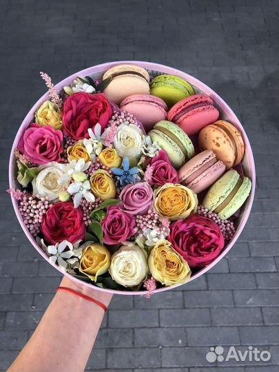 Букеты с макарон/macaron с доставкой 24/7