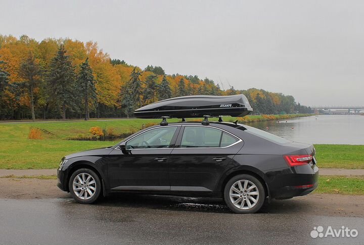 Автобокс для лыж и сноубордов Атлант 500 л