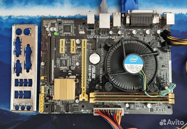 Комплект мать/проц/память/кулер
