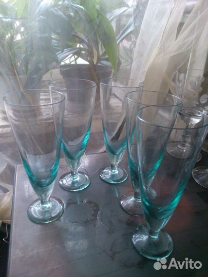 Фужеры много разных