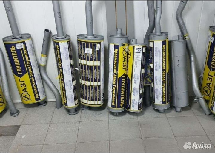 Глушитель резонатор приемная труба Газель Соболь