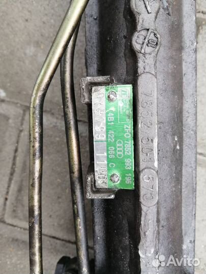 Рулевая Рейка Ауди А6 С5 с датчиком 4B1422066C