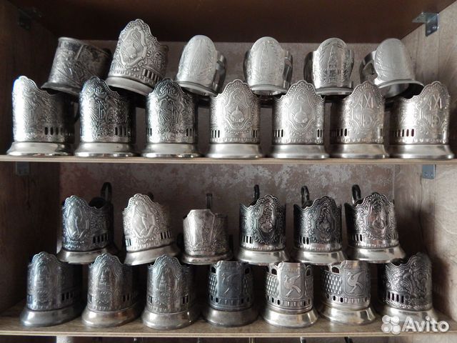 50 подстаканников мнц.Кольчугино