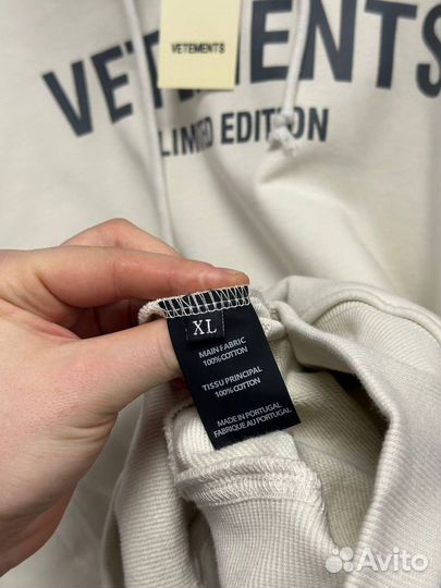 Худи Vetements limited edition