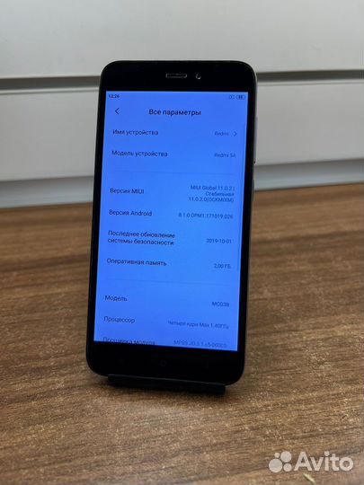 Xiaomi Redmi 5a 2/16gb 3000акб