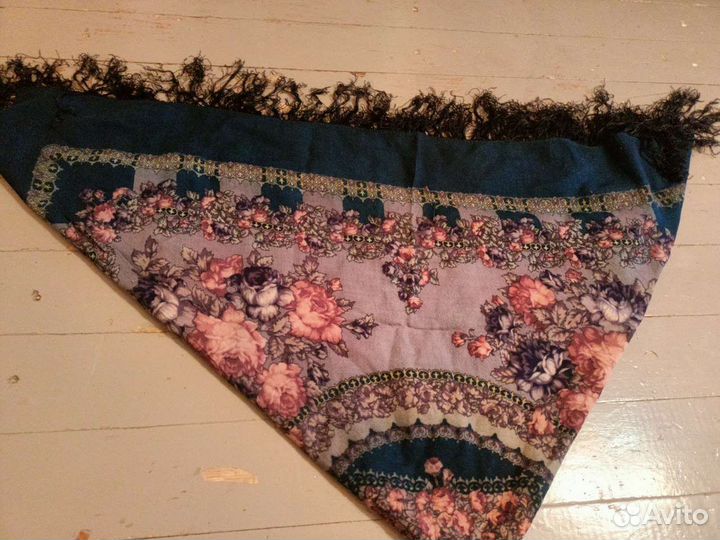 Павловопосадский платок шерсть