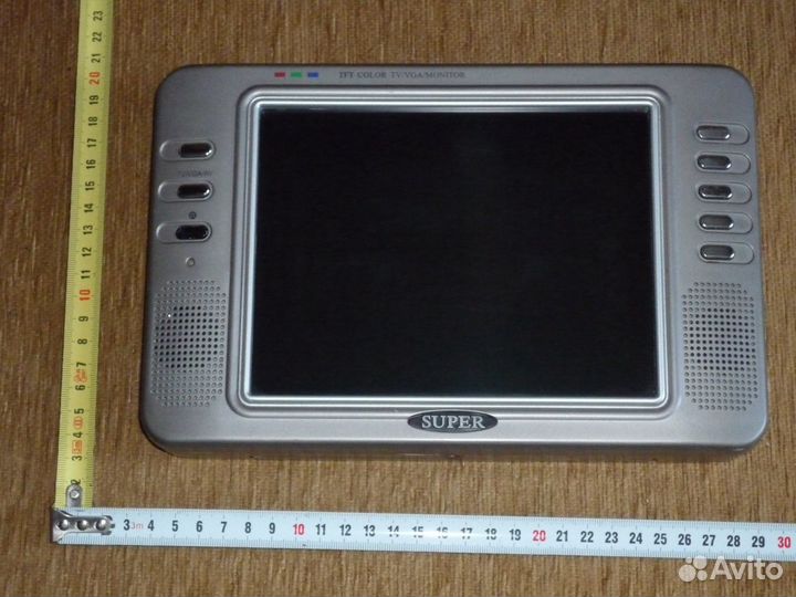 VGA Монитор 8” Super SP-805D с аналоговым тюнером