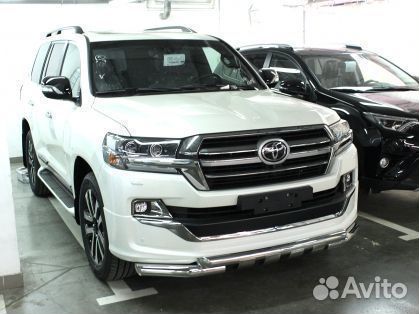 Защита бампер Toyota LC Executive 2018г