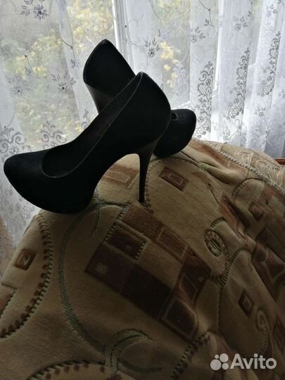 Туфли женские 37 размер натуральная замша