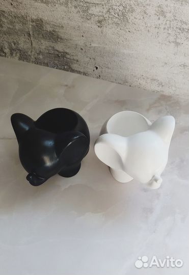 Статуэтка слон из гипса