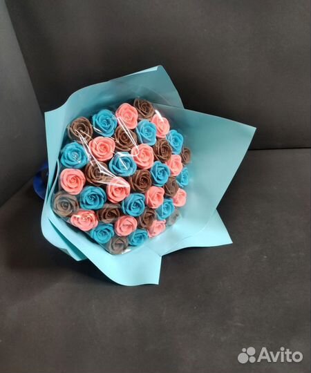 Шоколадные Розы - 37 шт в Букете