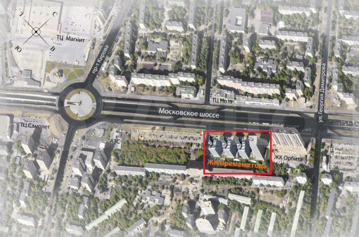 Квартира-студия, 34,6 м², 7/19 эт.