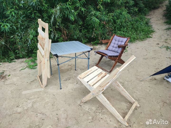 Походный стул шезлонг