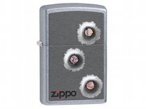 Зажигалка Zippo Bullet Holes, новая