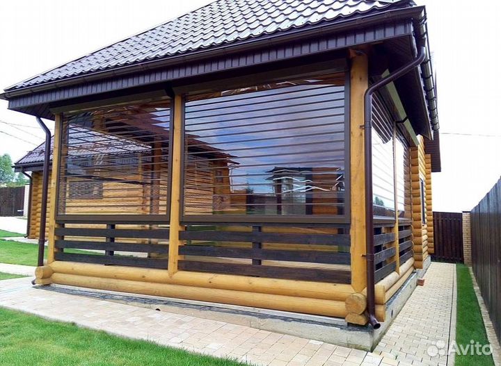 Мягкие окна, шторы для беседок, террас