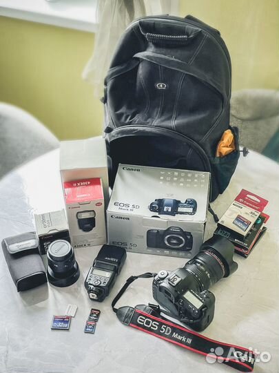 Фотоаппарат Canon 5D mark iii (24-105 L) Комплект