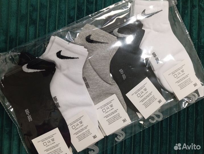 Носки nike, adidas, 10пар Турция