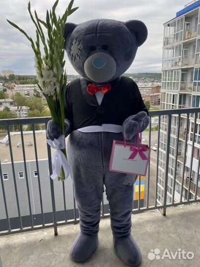 Мишка тедди Аниматор Сердце Зайка