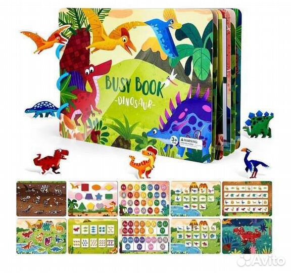 Обучающая книга-игра по системе Монтессори