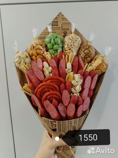 Мужские съедобные букеты