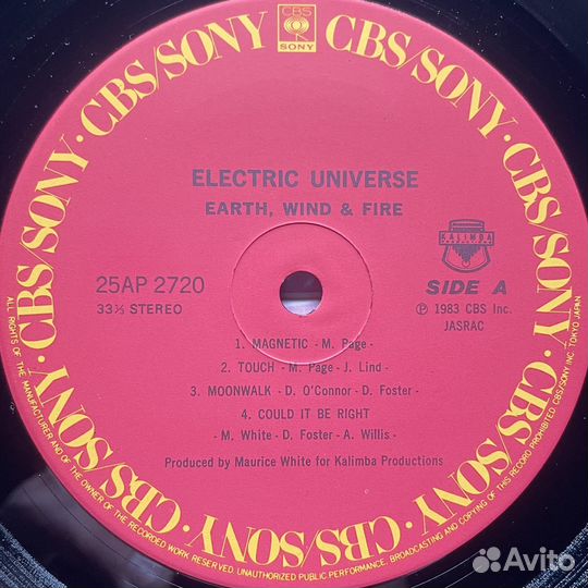 Earth, Wind & Fire – Electric Universe (Япония)