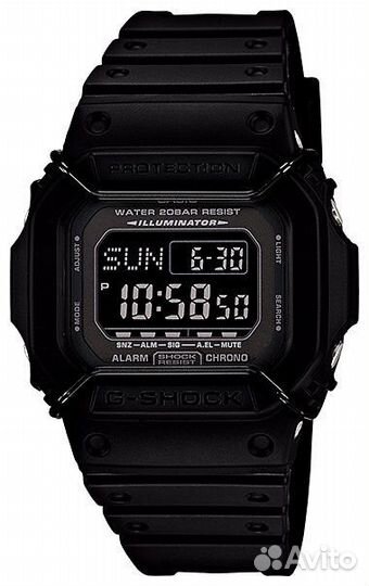 Черный ремешок Casio 10410406 для DW-5600