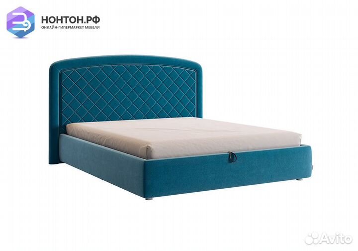 Кровать Сильва 2 1.6 м изумруд